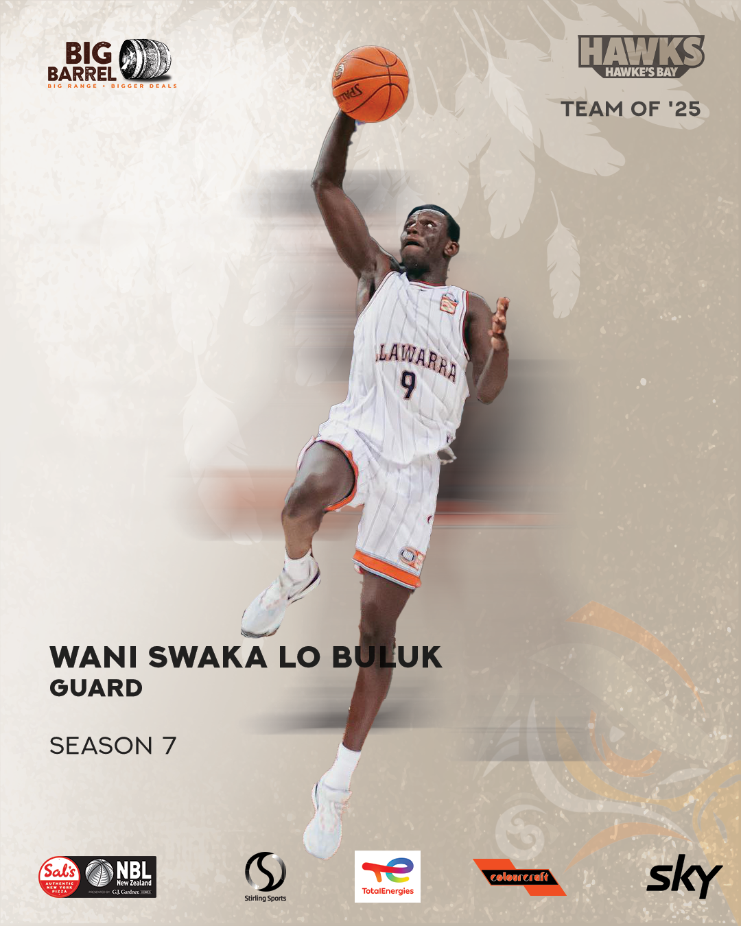 Swaka Lo Buluk: Final Feather in the Big Barrel Hawks’ Roster